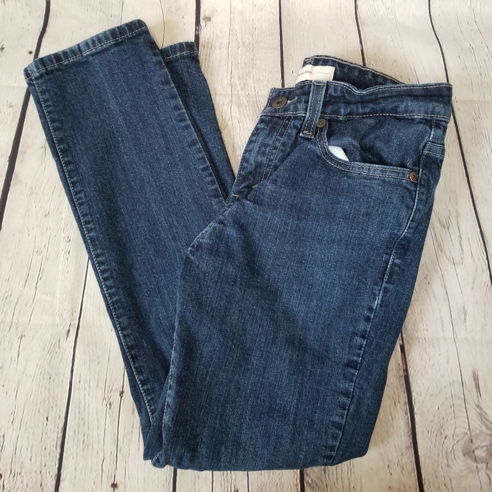 Levi's 8 m girls mid rise skinny jeans